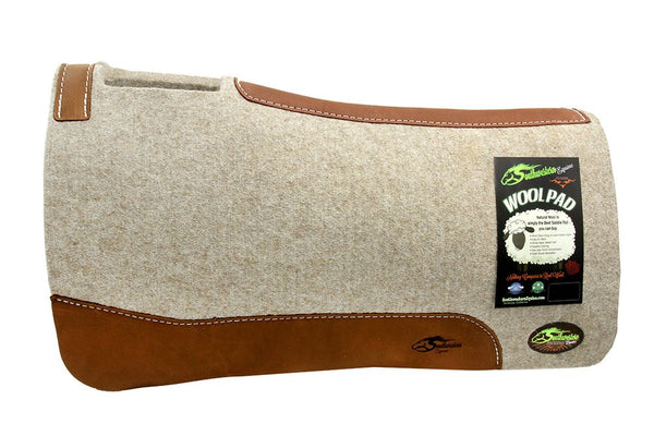 Montana Tan Wool Saddle Pad - Thick 1 Inch