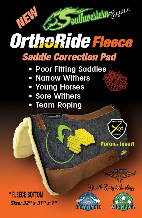OrthoRide™ Saddle Pad With Fleece Bottom