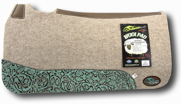 Montana Tan Wool Saddle Pad - Thick 1 Inch