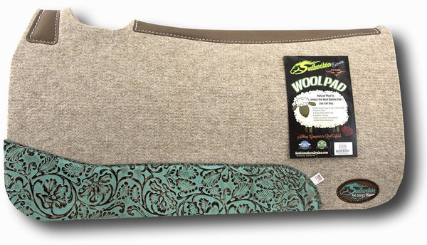 Montana Tan Wool Saddle Pad - Thick 1 Inch - SouthwesternEquineSWE4745-V