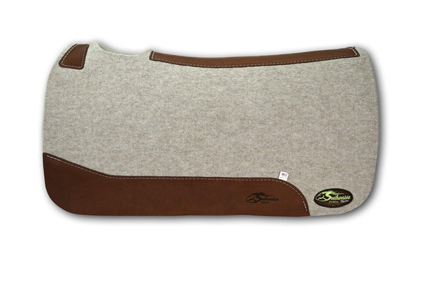 Montana Tan Wool Saddle Pad - Thick 1 Inch - SouthwesternEquineSWE4738