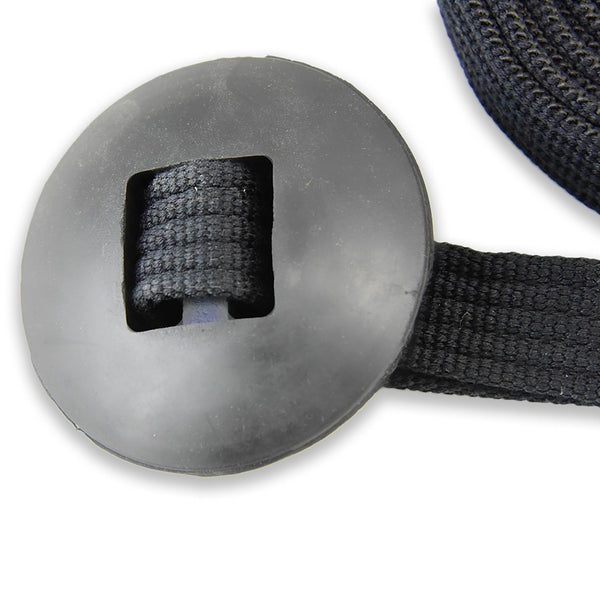 24 ' Flat Cotton Web Lunge Line with Bolt Snap & Rubber Stop - SouthwesternEquineSWE-195939BK