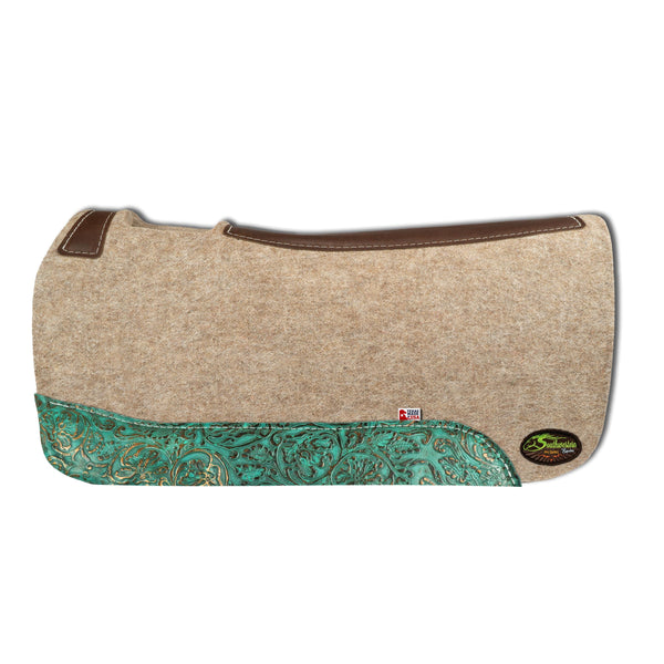 The Montana Tan Wool Saddle Pad - Thick 3/4 Inch