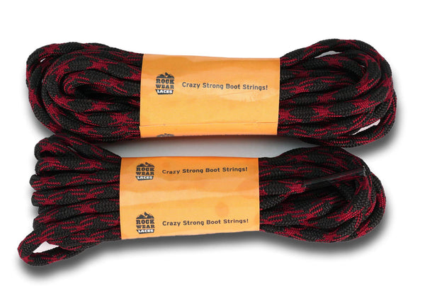 ROCKWEAR (2) PAIR NON SLIP HIKING BOOT LACES Hiking Boot Work Boot Shoelace