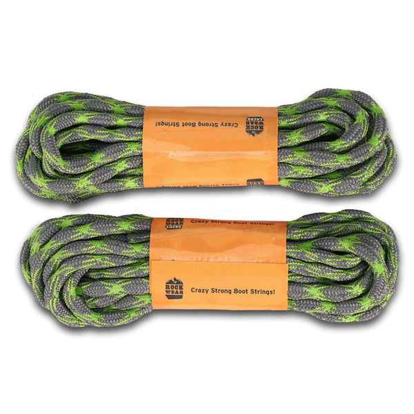 ROCKWEAR (2) PAIR NON SLIP HIKING BOOT LACES Hiking Boot Work Boot Shoelace