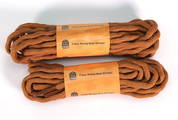 ROCKWEAR (2) PAIR NON SLIP HIKING BOOT LACES Hiking Boot Work Boot Shoelace