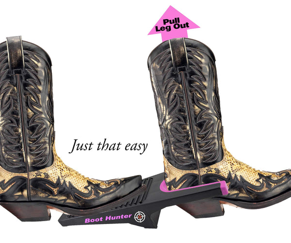 Boot Hunter - Boot Puller Jack Hunter Orange, Raspberry &Turquoise