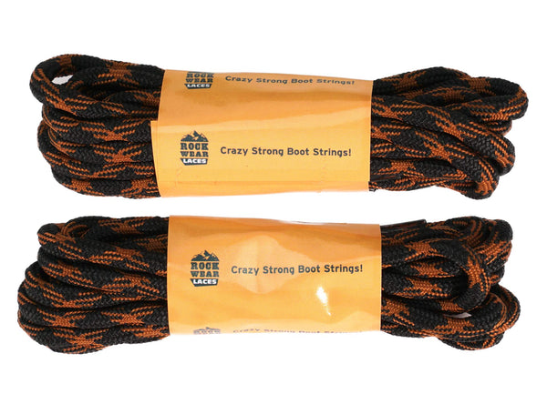 ROCKWEAR (2) PAIR NON SLIP HIKING BOOT LACES Hiking Boot Work Boot Shoelace