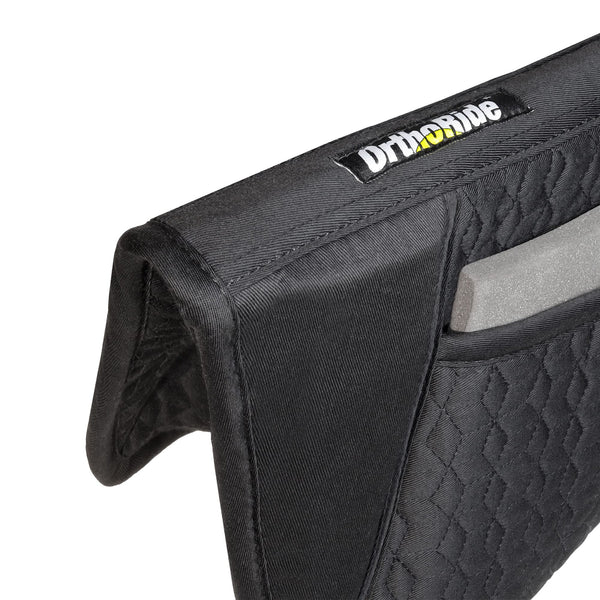 Black English Half Pad with Memory Foam Shims