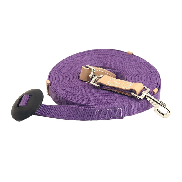 35' Flat Cotton Lunge Line with Rubber Stop - SouthwesternEquineSWE-168591AM