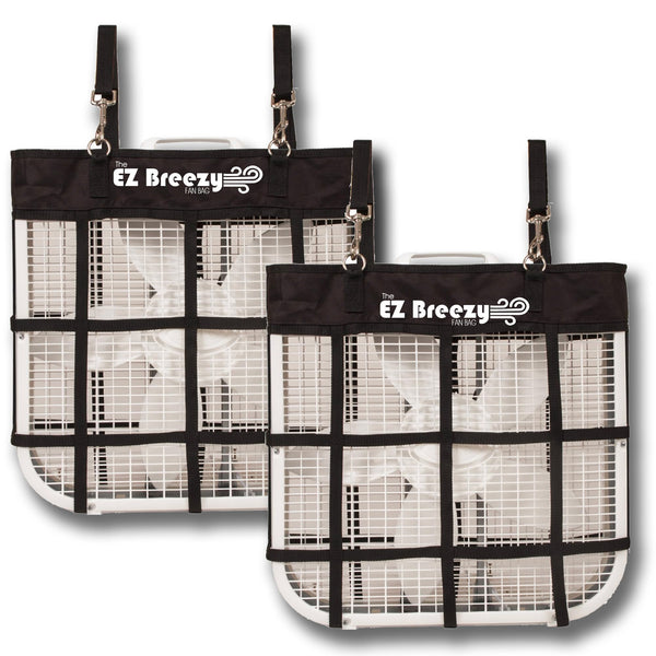 Black Horse Stall Fan Bags, 2-Pack