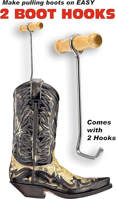 Boot Hooks / Boot Pullers Wood Handles - SouthwesternEquineSWE-164600