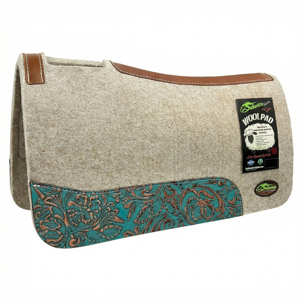 The Montana Tan Wool Saddle Pad - Thick 3/4 Inch - SouthwesternEquineSWE-4746-V