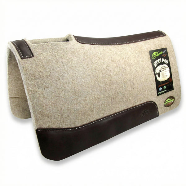 Montana Tan Wool Saddle Pad - Thick 1 Inch - SouthwesternEquineSWE4745-CV