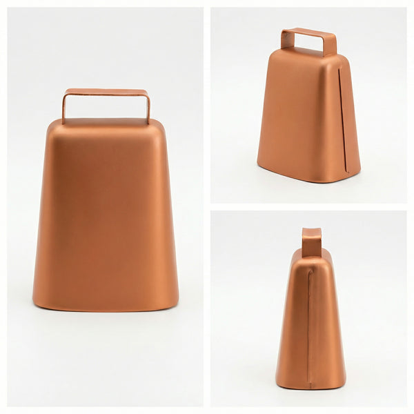 Livestock Copper - Plated Small Cow Bell, Herd Tracking Loud Bell, Lightweight Cow, Goat and Sheep - SouthwesternEquineSWE-Bell-5
