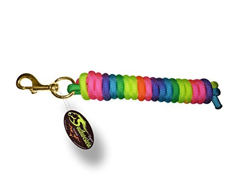 Southwestern Equine Rainbow Halter and Lead Horse Size Adjustable Nose