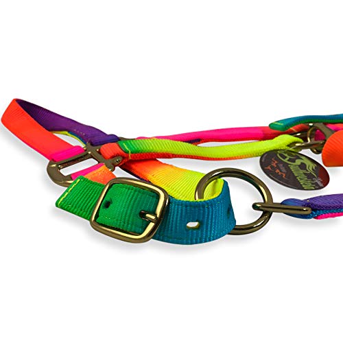 Southwestern Equine Rainbow Halter and Lead Horse Size Adjustable Nose