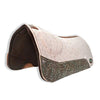 OrthoRide™ Elite Premium Tan Topper and Black Wool Bottom 1" Saddle Pad