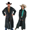 American Cowboy Saddle Slicker Rain Coat Duster – 100% Waterproof Full Length Unisex