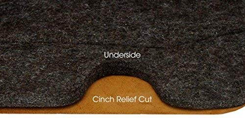 Southwestern Equine The Texan 100% Elite Pressed Grey Wool Saddle Pad - SouthwesternEquineSWE-4712