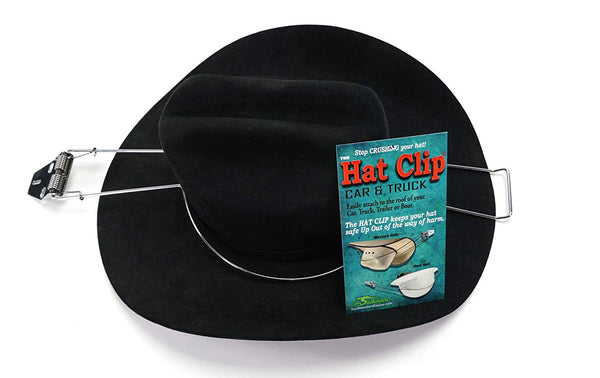 Metal Hat Clip for Trucks Cars SUV Sturdy Hat Holder (Flat or Curved)