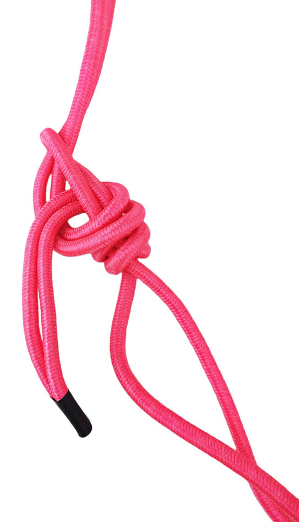 Southwestern Equine Side Pull Rope Halters with Nickle Plated Rings