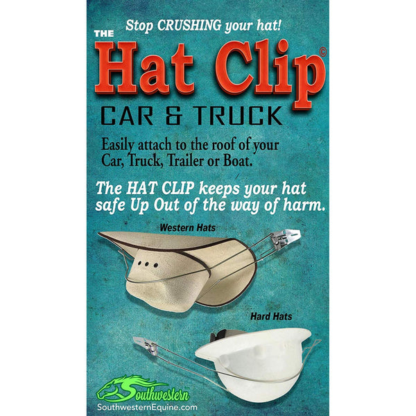 Metal Hat Clip for Trucks Cars SUV Sturdy Hat Holder (Flat or Curved)