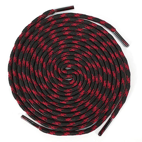 ROCKWEAR (2) PAIR NON SLIP HIKING BOOT LACES Hiking Boot Work Boot Shoelace - SouthwesternEquineSWE-RW-NS-MRN/BLK-120