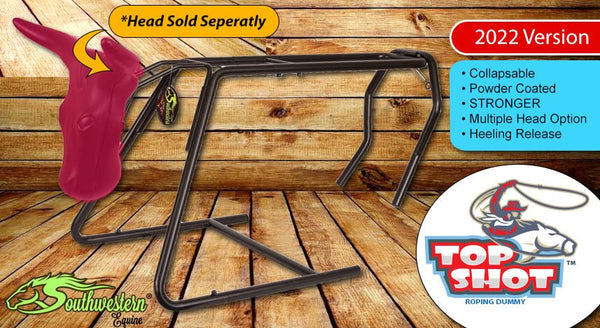 Equine Roping Heading and Heeling Dummy Stand - New Version of Roping Dummy - SouthwesternEquine9004