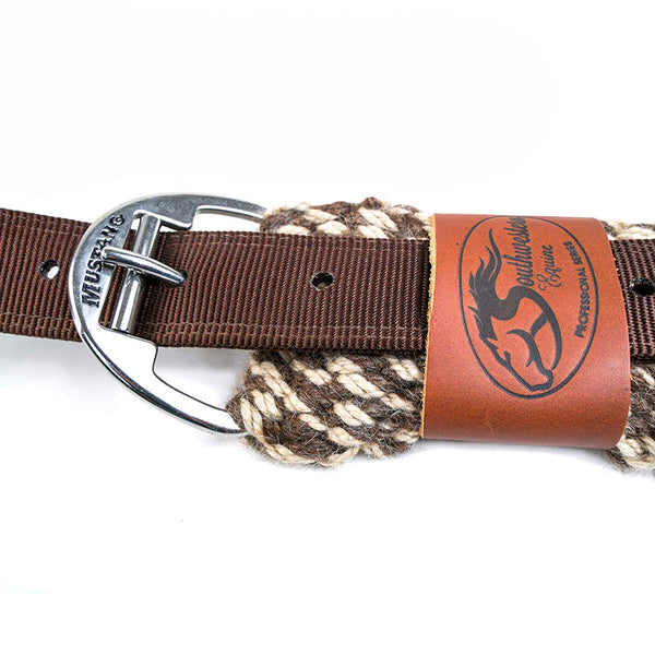 Flip Cinch - Roper - 100% Alpaca and Mohair Twist Roper Cinch 27 Strand - New Reversible Design