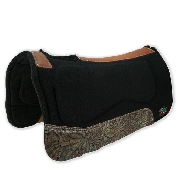OrthoRide™ All Purpose Saddle Pad Black Wool Felt - SouthwesternEquineSWE-76022-D-CV