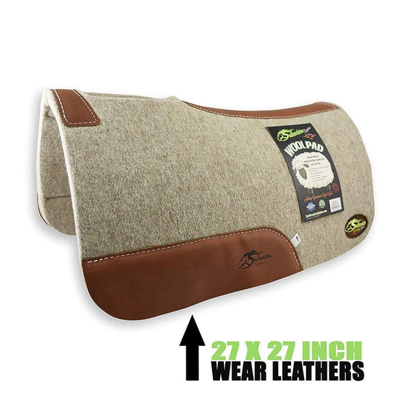 The Montana Tan Wool Saddle Pad - Thick 3/4 Inch - SouthwesternEquineSWE4746
