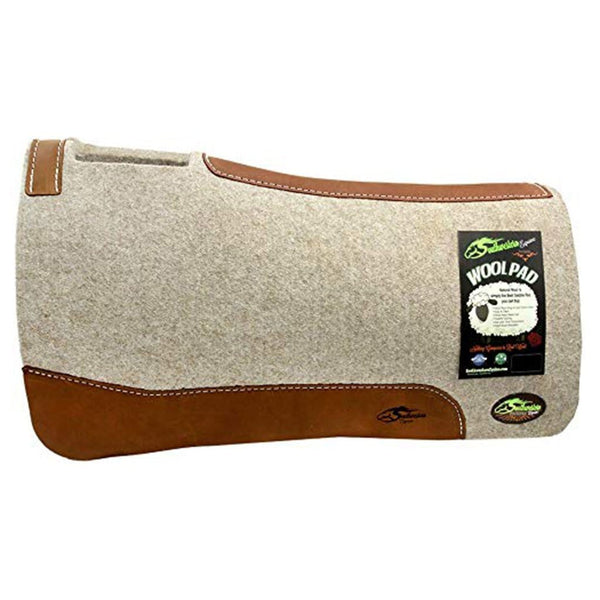 Montana Tan Wool Saddle Pad - Thick 1 Inch - SouthwesternEquineSWE4738