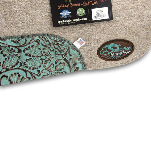 Montana Tan Wool Saddle Pad - Thick 1 Inch