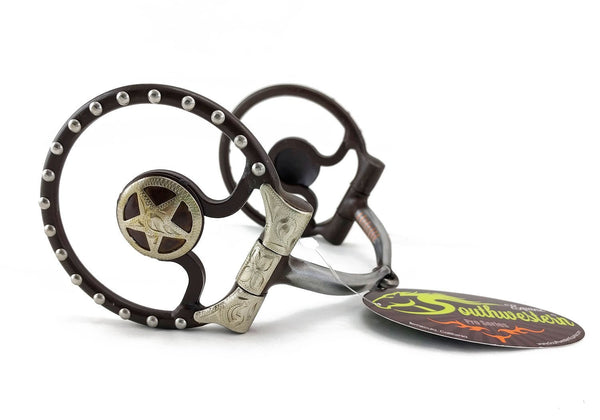 D - Ring Cooper in Lay Texas Star Snaffle Show Bit