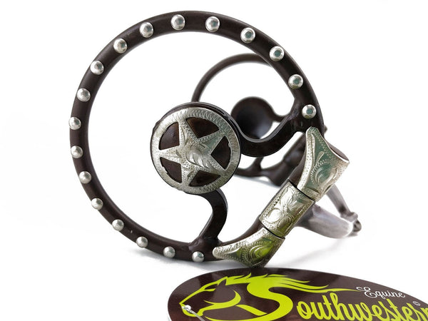 D - Ring Cooper in Lay Texas Star Snaffle Show Bit