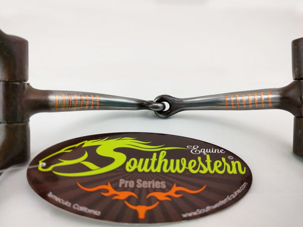 D - Ring Cooper in Lay Texas Star Snaffle Show Bit