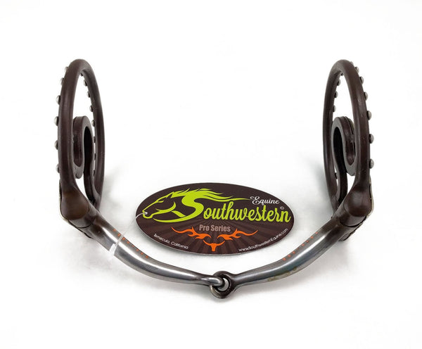 D - Ring Cooper in Lay Texas Star Snaffle Show Bit