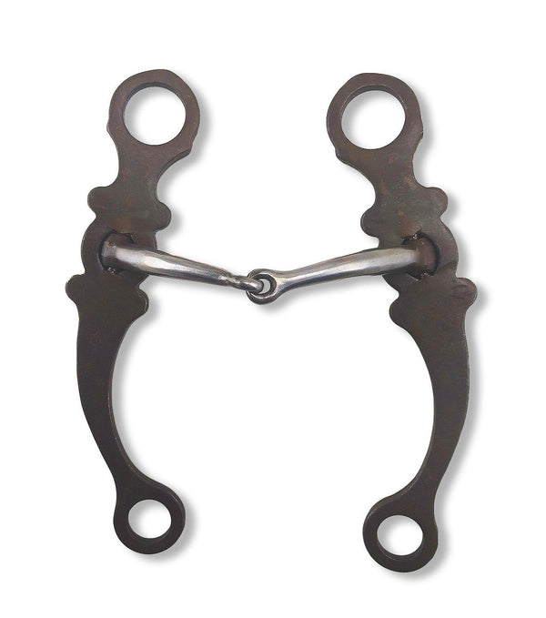Snaffle Long Shank Silver Texas Stars Show Bit - SouthwesternEquineSWE-173903