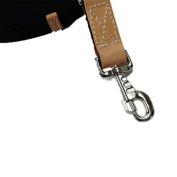 35' Flat Cotton Lunge Line with Rubber Stop - SouthwesternEquineSWE-168591BK