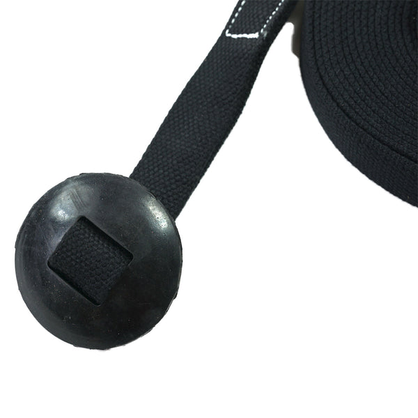 35' Flat Cotton Web Lunge Line With Swivel, Bolt Snap and Rubber Stop