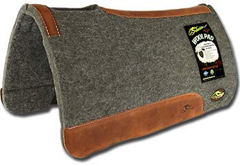 Southwestern Equine The Texan 100% Elite Pressed Grey Wool Saddle Pad - SouthwesternEquineSWE-4712