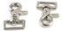 Southwestern Equine [2 Pack] Trigger Snap 1" Inch Square OR Round Eye Swivel - Nickel Plate Industrial Grade Rust Resistant
