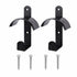 Bridle Wall Hooks, 2-Pack with Mounting Screws