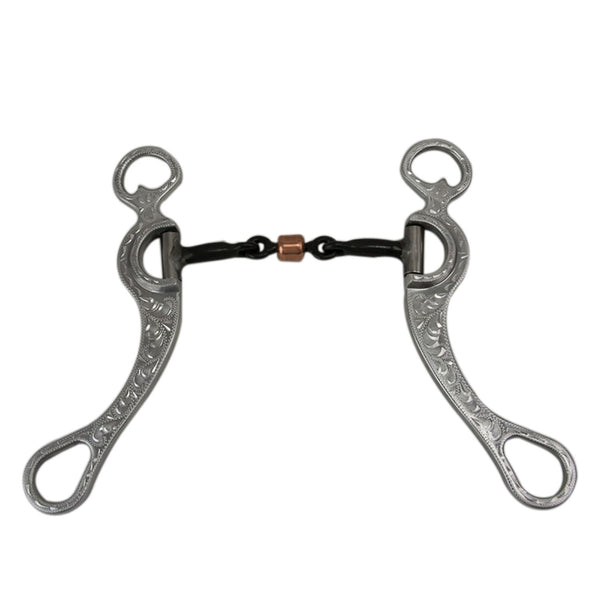 Featherlite Pro Dog Bone Bit, 8.5-inch Cheeks