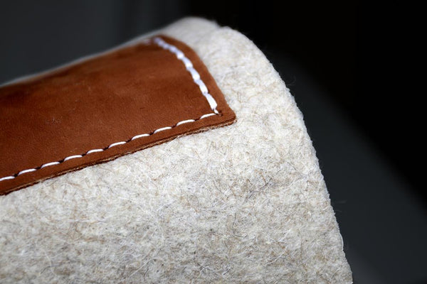 Montana Tan Wool Saddle Pad - Thick 1 Inch