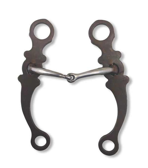 Snaffle Long Shank Silver Texas Stars Show Bit