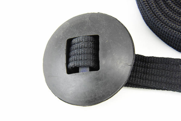 24 ' Flat Cotton Web Lunge Line with Bolt Snap & Rubber Stop