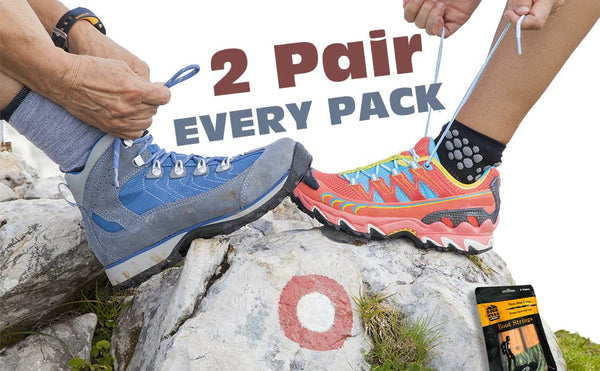 ROCKWEAR (2) PAIR NON SLIP HIKING BOOT LACES Hiking Boot Work Boot Shoelace