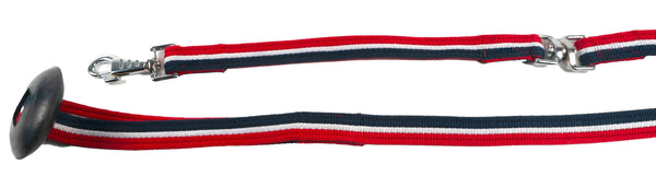 24 ' Flat Cotton Web Lunge Line with Bolt Snap & Rubber Stop